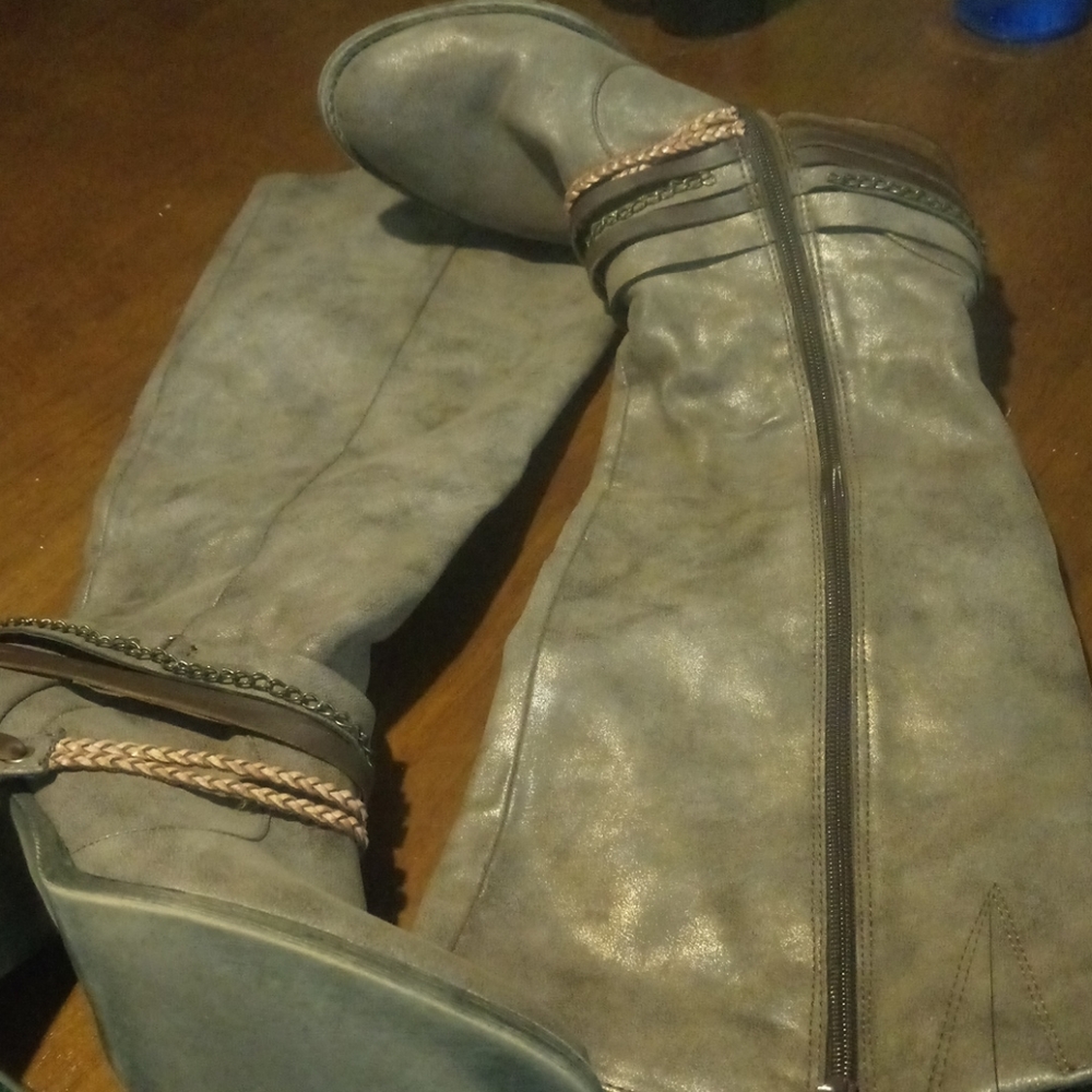 Jelly Pop Brown Rustic Style 👢 Boots Size 9.5